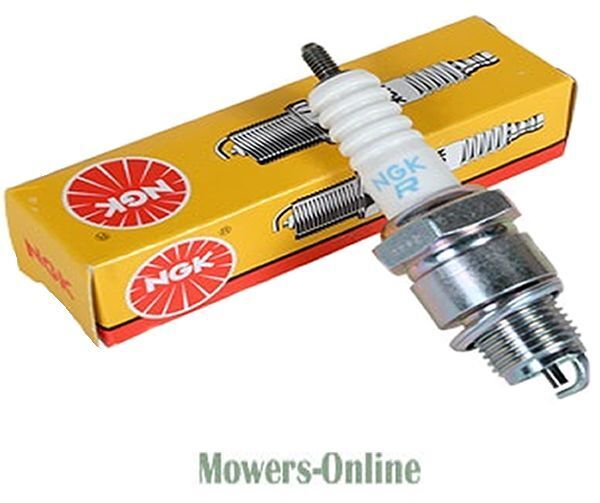P - Mowers Online NGK spark plug with packaging box
