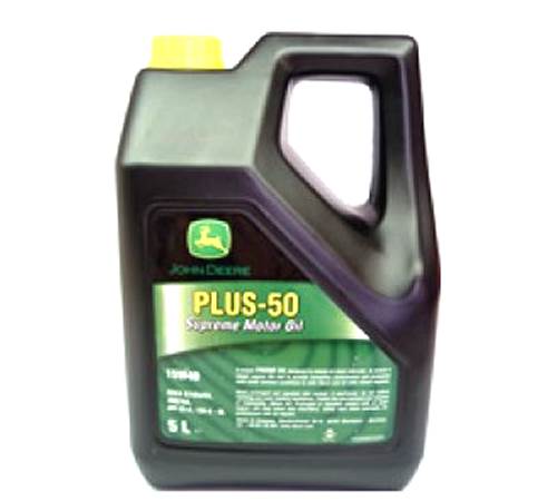 bwpdyndbv05.jpg - Mowers Online John Deere Plus-50 Supreme Motor Oil jug