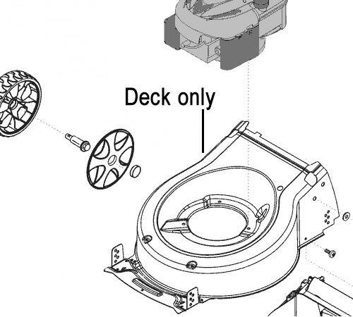 P - Mowers Online Lawn mower deck assembly diagram parts