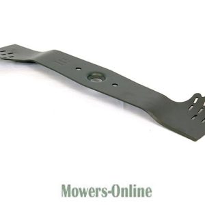 Lawn mower blade for rotary mowers