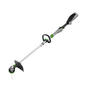 Cordless string trimmer with shoulder strap
