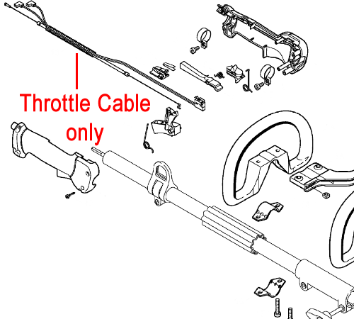 c20hmqbx45g.png - Mowers Online Throttle cable assembly diagram for lawn mower