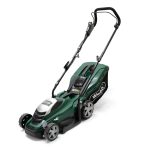 Electric push lawn mower with bag