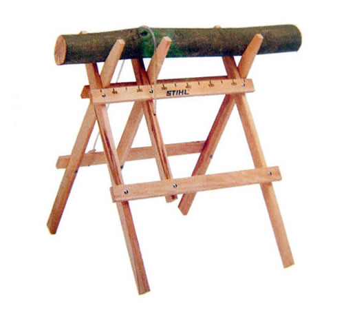 c2yfwkzcjjn.jpg - Mowers Online Wooden sawhorse stand for cutting logs