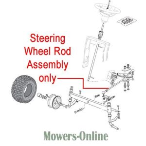 Steering wheel rod assembly diagram parts