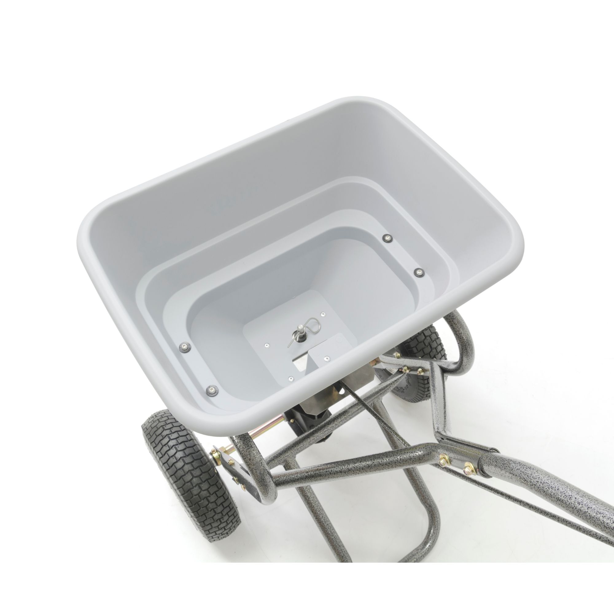 c5pkvj1wlkq.jpg - Mowers Online Towable broadcast spreader with hopper cart