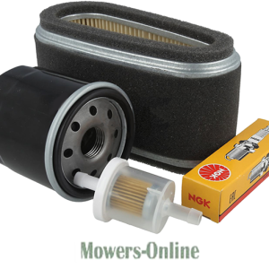 Engine air filter, oil filter and spark plug kit