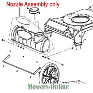 Pressure washer nozzle assembly parts diagram