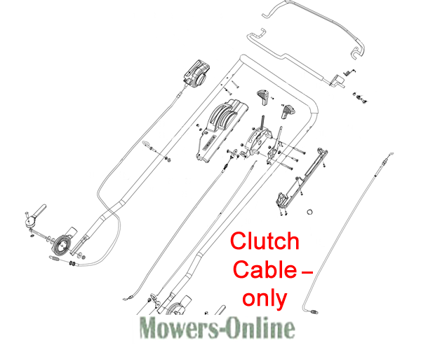cdrf5scufbp.png - Mowers Online Clutch cable assembly parts diagram