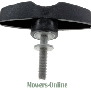 Wing nut bolt with threaded stem