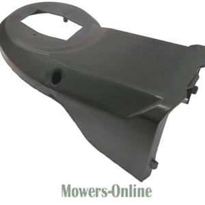 Lawn mower chute deflector assembly