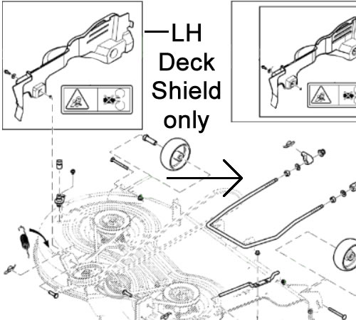 ci0og1lz4mf.jpg - Mowers Online LH deck shield and fasteners assembly diagram