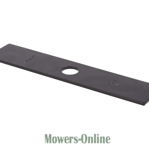 Lawn mower blade with center hole