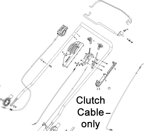 clhycqqjsbj.jpg - Mowers Online Clutch cable parts diagram and assembly