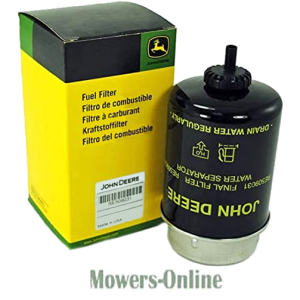 John Deere fuel filter with box packaging