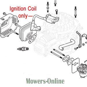 Ignition coil engine parts exploded diagram