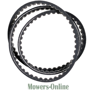 Toothed drive belt for lawn mower