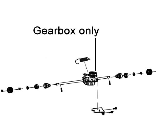 d0hqqmhwtxs.jpg - Mowers Online Gearbox assembly diagram with components