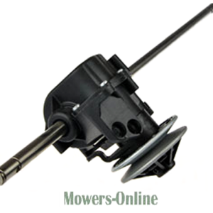Lawn mower transmission gearbox assembly