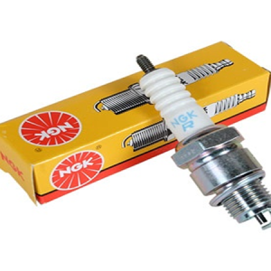 Spark plug with yellow box packaging