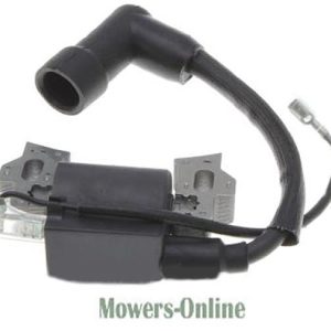 Ignition coil with spark plug wire assembly
