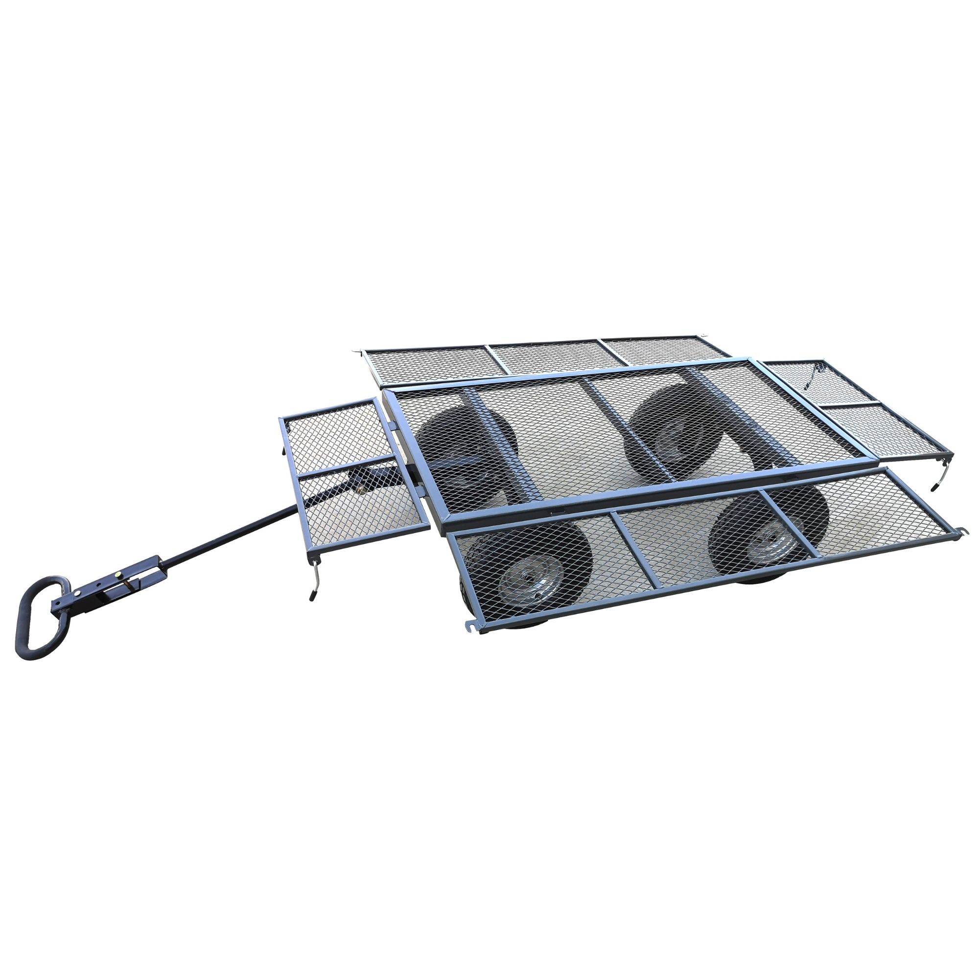 dlnr2cihjzs.jpg - Mowers Online Mesh fishing trap with handle and wheels.