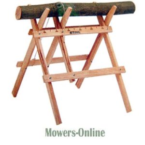 Sawhorses for cutting logs and wood