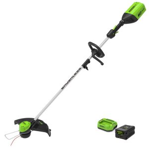 Cordless string trimmer with battery and charger