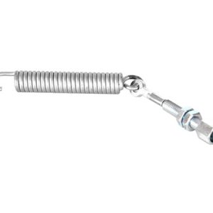 Extension spring with hooks and clevis pin