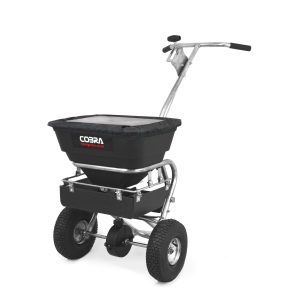 COSRA three-wheeled walk-behind spreader
