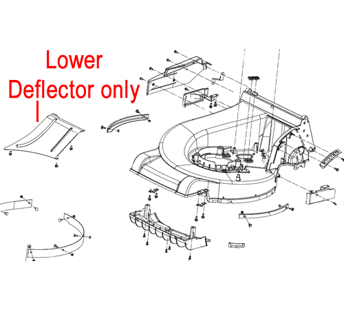 dy4lhrxtqly.png - Mowers Online Lawn mower deck lower deflector replacement part