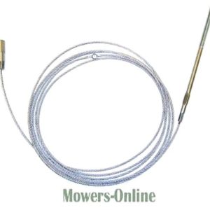 Bowden cable with brass and metal fittings