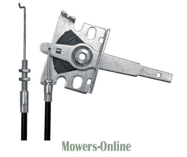 P - Mowers Online Lawn mower throttle cable assembly with bracket