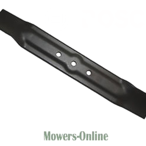 Lawn mower blade with three mounting holes