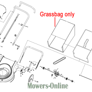 Grassbag assembly diagram parts breakdown