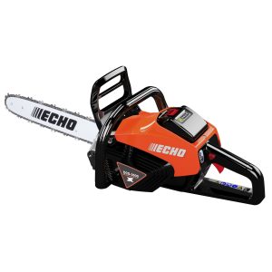 ECHO chainsaw with orange and black housing
