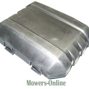Aluminum egg carton with hinged lid