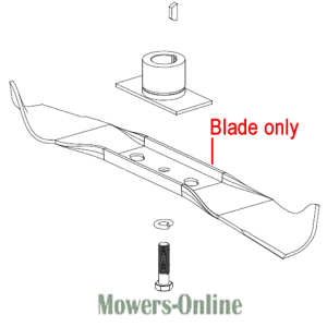 Lawn mower blade assembly diagram parts