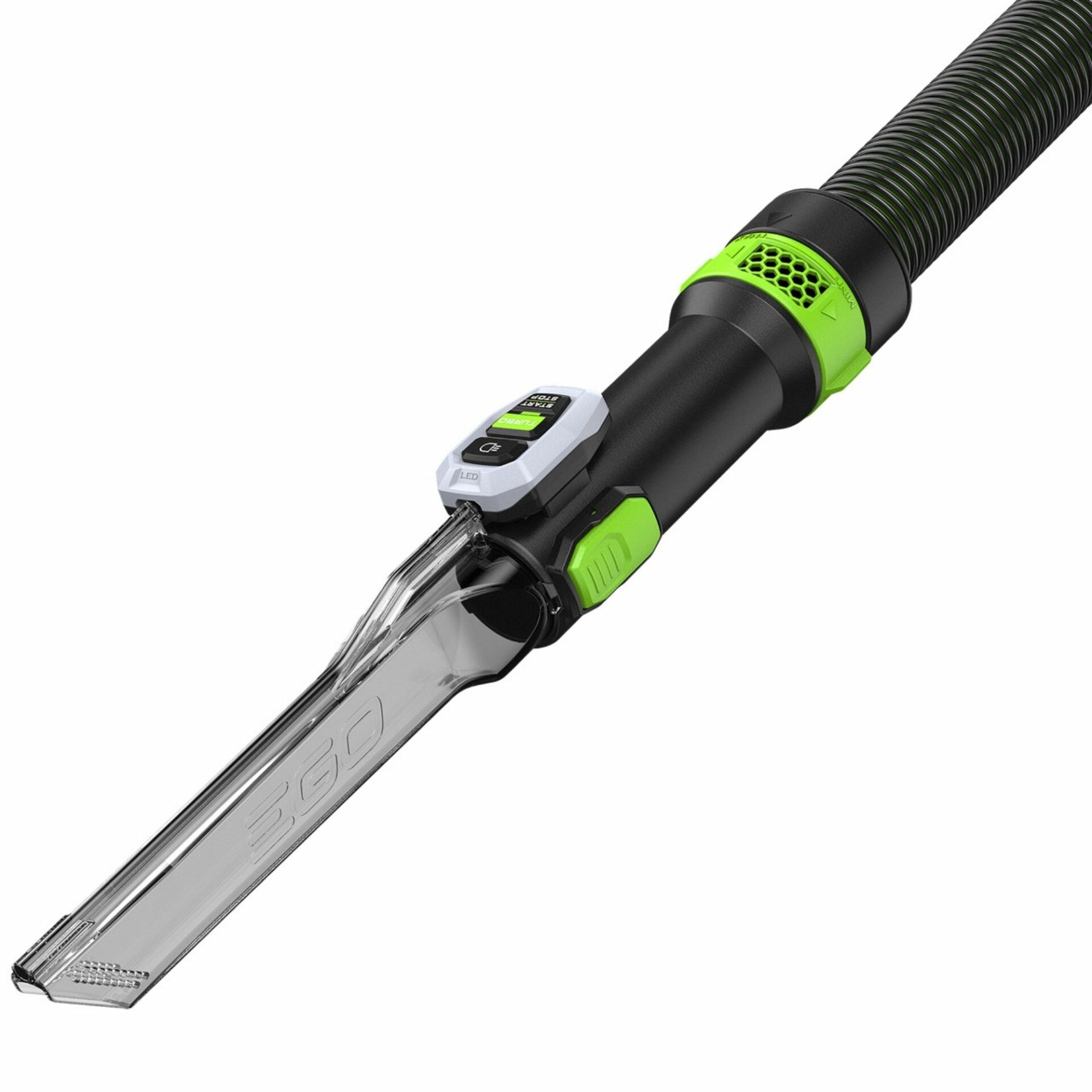 es25ruylpri.jpg - Mowers Online Cordless electric hedge trimmer with green accents