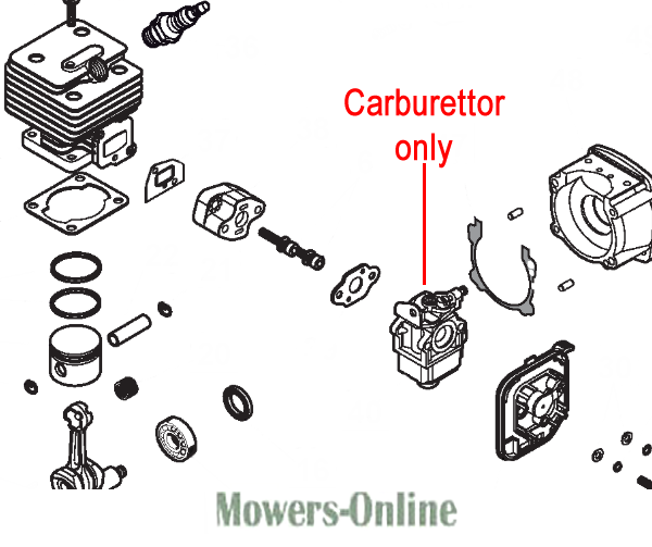 etw45fpirqq.png - Mowers Online Small engine carburetor parts diagram exploded view
