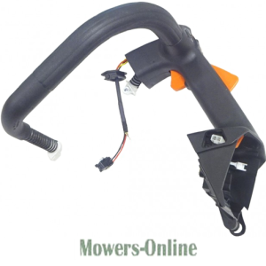 Lawn mower handlebar assembly with controls