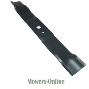 Lawn mower blade with two holes