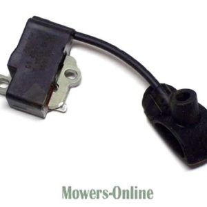 Ignition coil with spark plug wire assembly