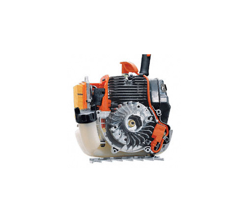 fdb3ylytocj.png - Mowers Online Small gas engine with orange and black housing