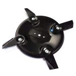 Drone propeller hub with four black arms attached