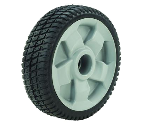 flm3hc5msf0.png - Mowers Online Plastic wheel with black rubber tire for lawn mower