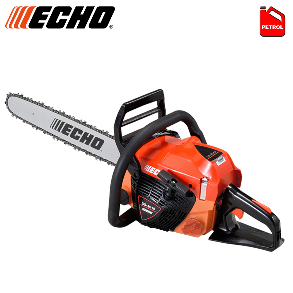 fltiuboqbpr.png - Mowers Online ECHO chainsaw with orange housing and black handles