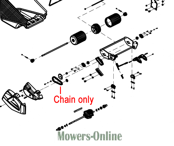flz3yvvzvh0.png - Mowers Online Lawn mower chain and sprocket assembly diagram