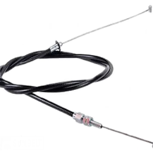 Throttle cable with barrel connector ends