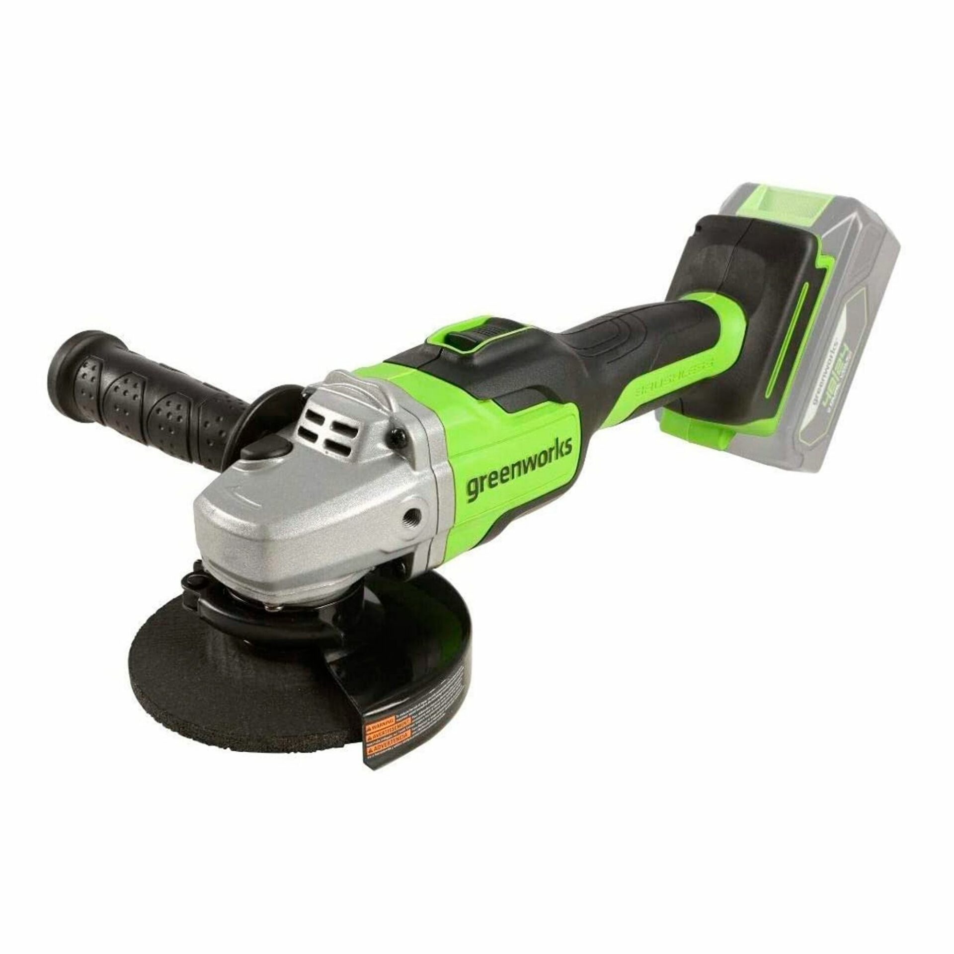 fmt3odyvlyq.jpg - Mowers Online Cordless angle grinder with battery and charger